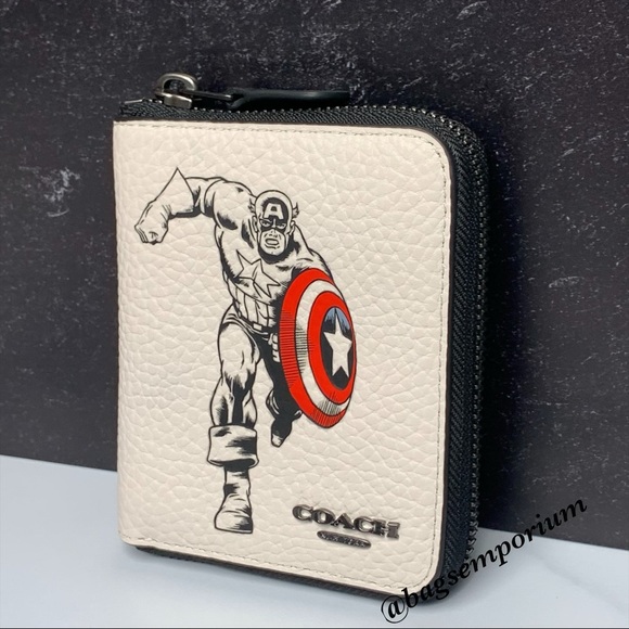 Captain America Avengers Coach Purse Avengers Coach Captain Marvel